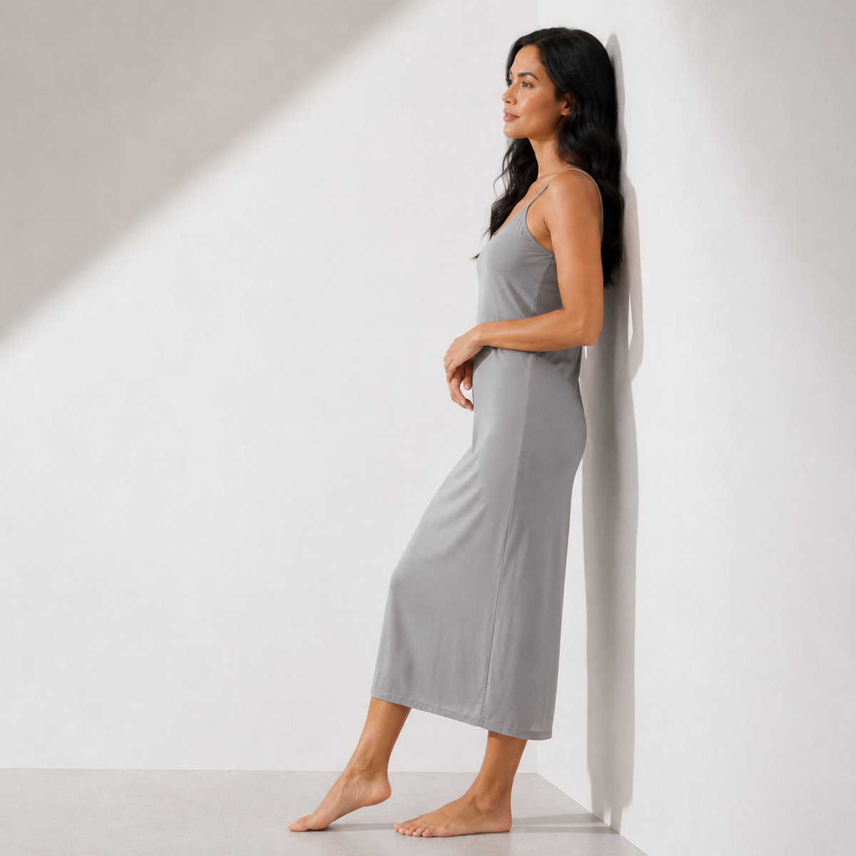 Fond de robe gris profil