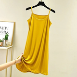 Fond de robe jaune