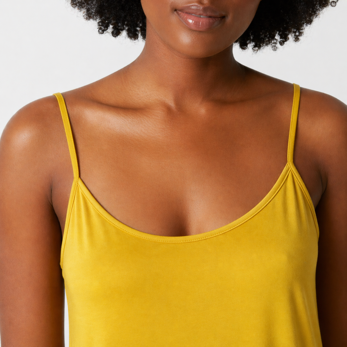 Fond de robe jaune zoom