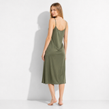 Fond de robe kaki dos