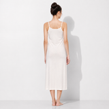 Fond de robe longue blanc