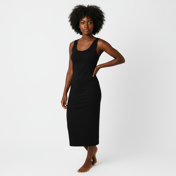 Fond de robe noir longue