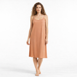 Fond de robe orange midi