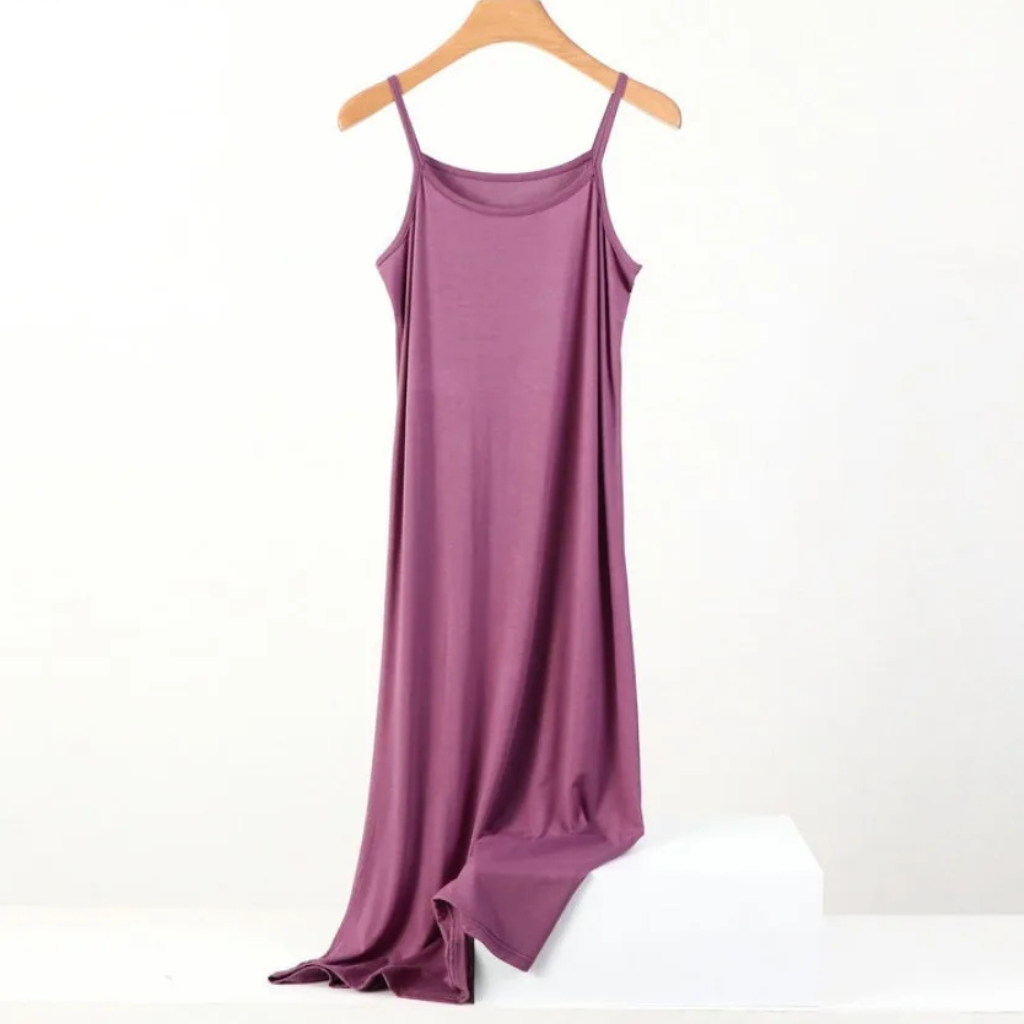 Fond de robe prune