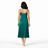 Fond de robe vert foncé dos