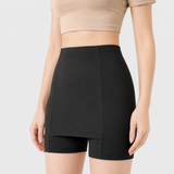 Jupe-short sous robe noir pour femme