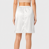 Jupon blanc sous robe dos