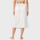 Jupon sous robe dentelle blanc dos