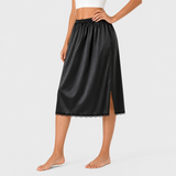 Jupon sous robe fluide noir