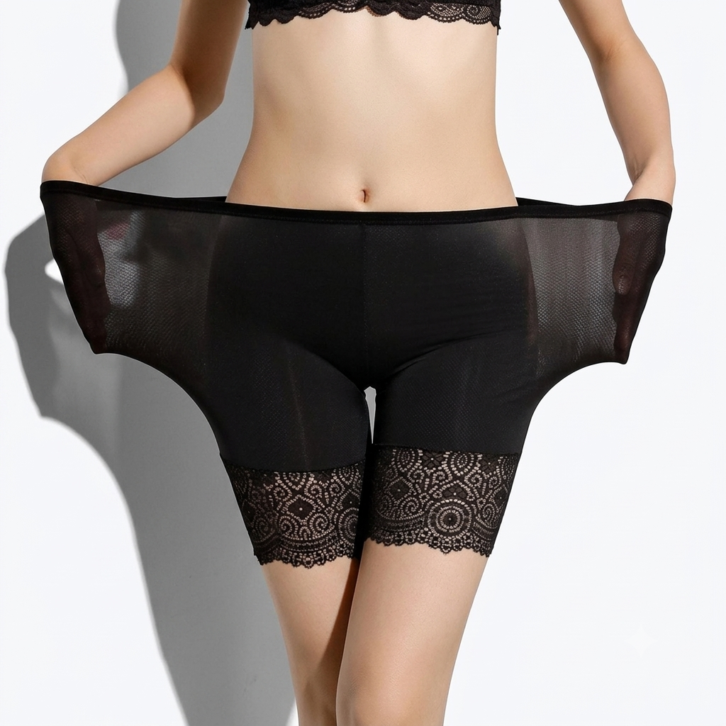 Short fin sous robe extensible
