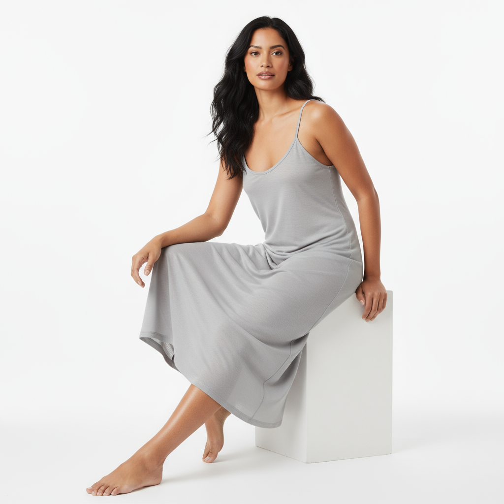 Fond de robe invisible longue