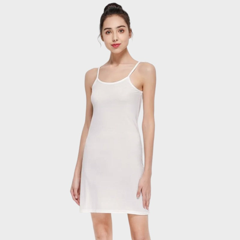 Fond de robe blanc antistatique - M